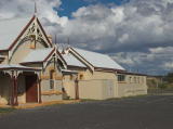 Cooma railway station from the carpark side.