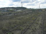 A goods platform at the far north of Cooma rail yard.