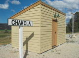 A last look at Chakola station before the train returns to Cooma.