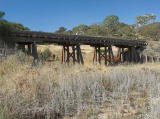 A trestle bridge south of Williamsdale, looking south east.
