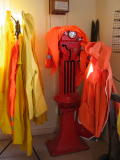 Hi-vis coats around the Michelago staff machine.
