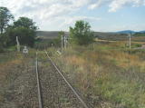 Looking north out of Bunyan station.