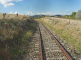 A small cutting, and another minor wiggle in the tracks.