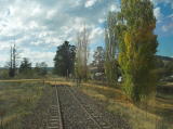 The final crossing before we arrive at Chakola station, just out of shot.