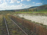The brickwork at the northern end of Chakola platform.