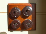Even the power points have been restored to original condition. They are not presently wired to the electricity system.