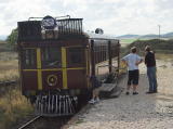 Looking north along the track from Chakola station.