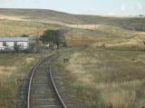 The final curve and cutting down to Cooma station.