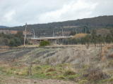 Disused signal and small embankment approaching 227km on the Crookwell line.