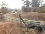 The up end of the railway yard at Crookwell.