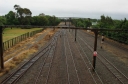 Looking south from the southern foot bridge of Woburn station.