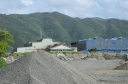 A closer shot of the two further buildings in the railway workshop.