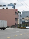 A view of CJ's from a bus stop in upper Victoria Street. The Majestic Centre appears behind it in the distance.