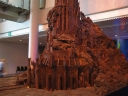 More lower detail of the same model. At the bottom, java enters the pit.