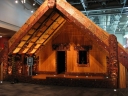A wharenui inside Te Papa.