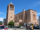 Another side view of Saint Paul's Cathedral, showing the east and north sides of the building.