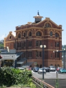 One of the older buildings on Murphy Street, tucked in behind a New World supermarket.