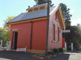 The ladies room at Michelago. The platform is on the right.
