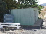 A trolley shed at the northern end of Michelago station.
