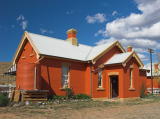 A look at Michelago station building from the road side, looking southeast.