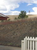 Random shot looking east of the station, up the hill to an SBS transmitter.