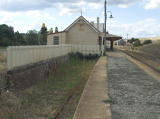 The southern dock, Cooma station, and rail yard in the distance, looking north.