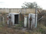 Other structures to the west of the southern dock at Cooma station.
