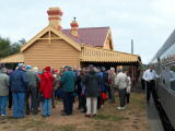 Rylstone railway station. Passengers disembarked here, while the train continued on to Mudgee.