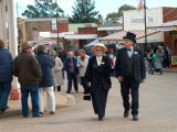 Locals dressed up for the Henry Lawson heritage festival, Gulgong.