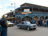Parade along Mayne street, Gulgong, for the Henry Lawson heritage festival.