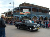 Parade along Mayne street, Gulgong, for the Henry Lawson heritage festival.