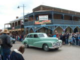 Parade along Mayne street, Gulgong, for the Henry Lawson heritage festival.