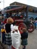 Parade along Mayne street, Gulgong, for the Henry Lawson heritage festival.