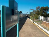 The eastern end of Dubbo railway station.