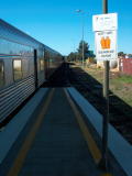 Safety vests to be worn, up end of Dubbo railway station.