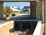 The end of the dock, and on towards Dubbo itself.