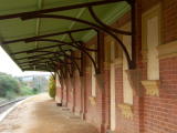 Looking down Binalong station.