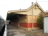 Looking up the line at Binalong station itself.