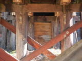 Looking toward the up wall of Guises Creek bridge.