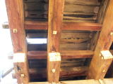 The under side of De Salis bridge at the up end. A decking timber will need to be replaced.