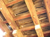 Decking timbers at the up end of De Salis bridge.