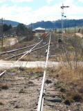 Erik checks the bridges at the up end of Michelago yard.