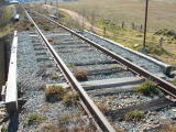 The road bridge at the up end of Michelago yard.