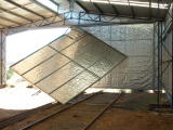 Another look at the blown in carriage shed door at Michelago.