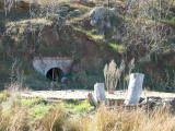 Water tank and brickwork at Michelago Creek.