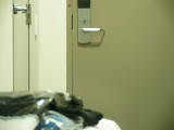A random shot of the room I stayed in for the Ceroc Gala in March 2004. This was to test the zoom lens I had just bought. The focus here is on the far door.