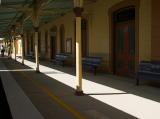 Looking down Queanbeyan platform.