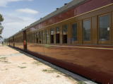 The carriages at Royalla station.