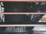 A close look at the diesel generator.
