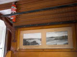 Detail inside one of the carriages. The photos are of Nambucca Heads and Yamba.